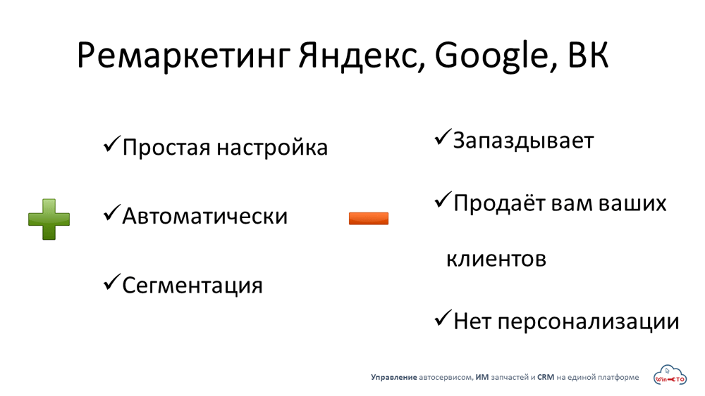 Ремаркетинг Яндекс Google ВК простая настройка сегментация  в Твери